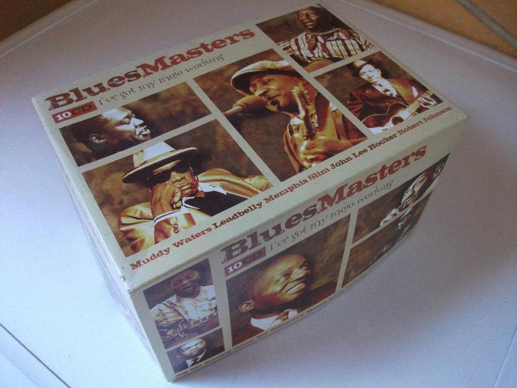BLUESMASTERS 10CD BOX, Cd's en Dvd's, Cd's | Jazz en Blues, Nieuw in verpakking, Blues, Ophalen of Verzenden