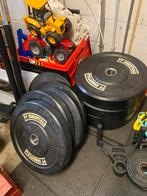 Olympische Barbell Set 177,5KG, Sport en Fitness, Ophalen, Zo goed als nieuw