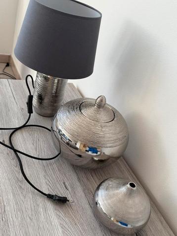 NEUF MAISON DU MONDE POUR TOUT 100€ BXL COULEUR ARGENT beschikbaar voor biedingen