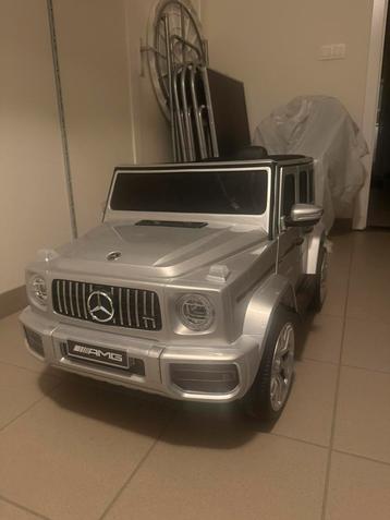 Mercedes G63 AMG Elektrische Kinderauto 12V Grijs 1-5 Jaar beschikbaar voor biedingen