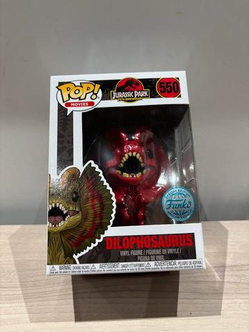 Dilophosaurus RED #550 Funko Pop! Jurrassic Park Target beschikbaar voor biedingen
