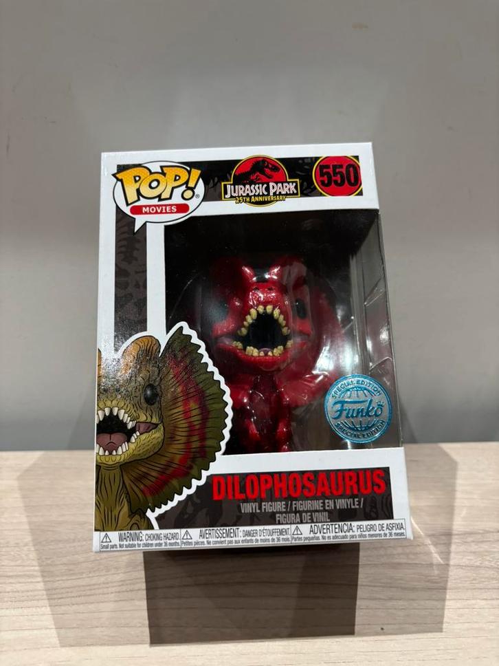 Dilophosaurus RED #550 Funko Pop! Jurrassic Park Target, Verzamelen, Poppetjes en Figuurtjes, Ophalen of Verzenden