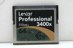 LEXAR CFAST 2,0 64gb 3400x 510MB/s professional, Audio, Tv en Foto, Foto | Geheugenkaarten, Overige typen, Gebruikt, 64 GB, Videocamera