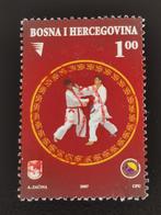Bosnie-Herzégovine 2007 - sport - karaté - arts martiaux, Timbres & Monnaies, Timbres | Europe | Autre, Affranchi, Enlèvement ou Envoi