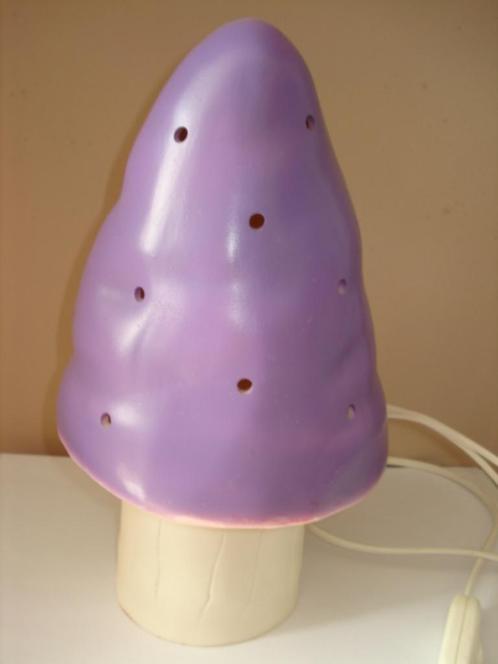 Heico paddenstoellamp paars, Antiek en Kunst, Antiek | Verlichting, Verzenden