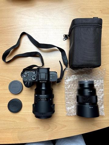 Sony Camera a7III + 2 lenzen (1.8/85 Sony & 1.4/35 Sigma) beschikbaar voor biedingen