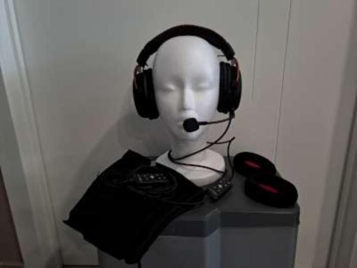 Hoofdtelefoon met microfoon, Audio, Tv en Foto, Hoofdtelefoons, Zo goed als nieuw, Over oor (circumaural), Overige merken, Ophalen of Verzenden