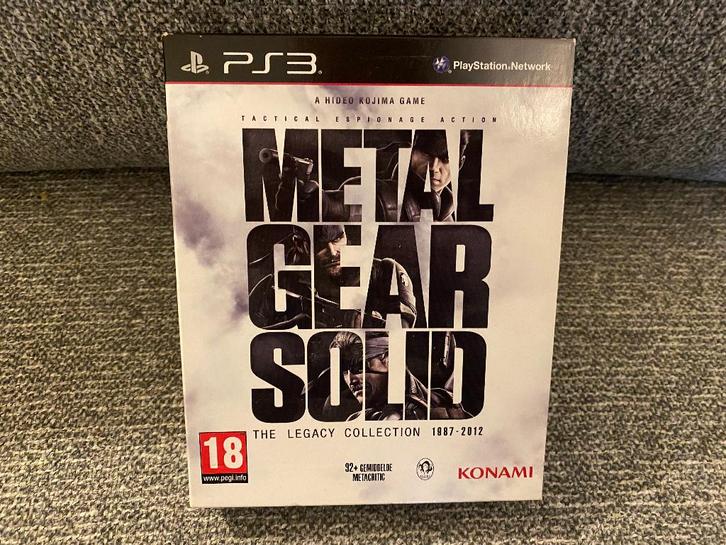 Metal Gear Solid Legacy Collection PS3 inc Hardcover, Games en Spelcomputers, Games | Sony PlayStation 3, Zo goed als nieuw, Ophalen of Verzenden