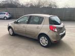 Renault Clio 1.2 benzine 2010 met 133000km*perfect*airco*gar, Stof, Zwart, 4 cilinders, Bruin