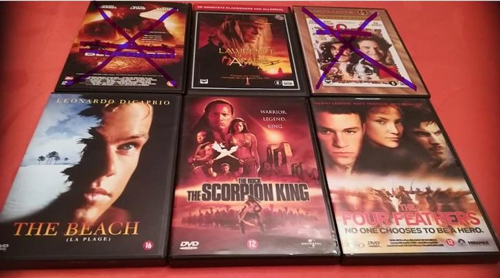 Dvd avonturen en oorlog films, CD & DVD, DVD | Aventure, Comme neuf, Enlèvement ou Envoi