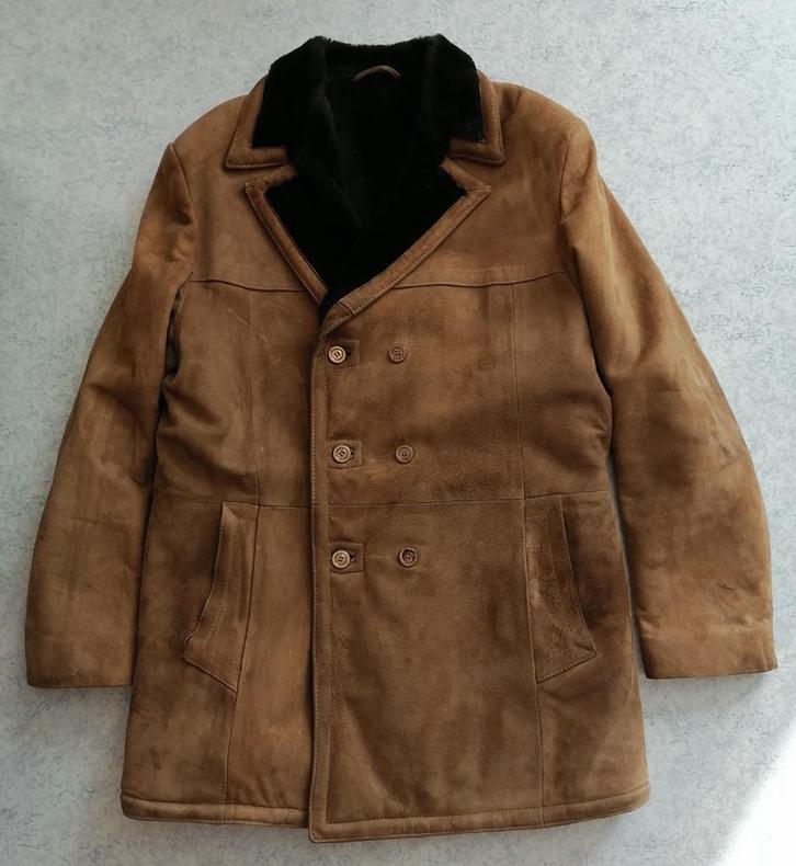 Herenvest daim, Kleding | Heren, Jassen | Winter, Gedragen, Bruin, Ophalen of Verzenden