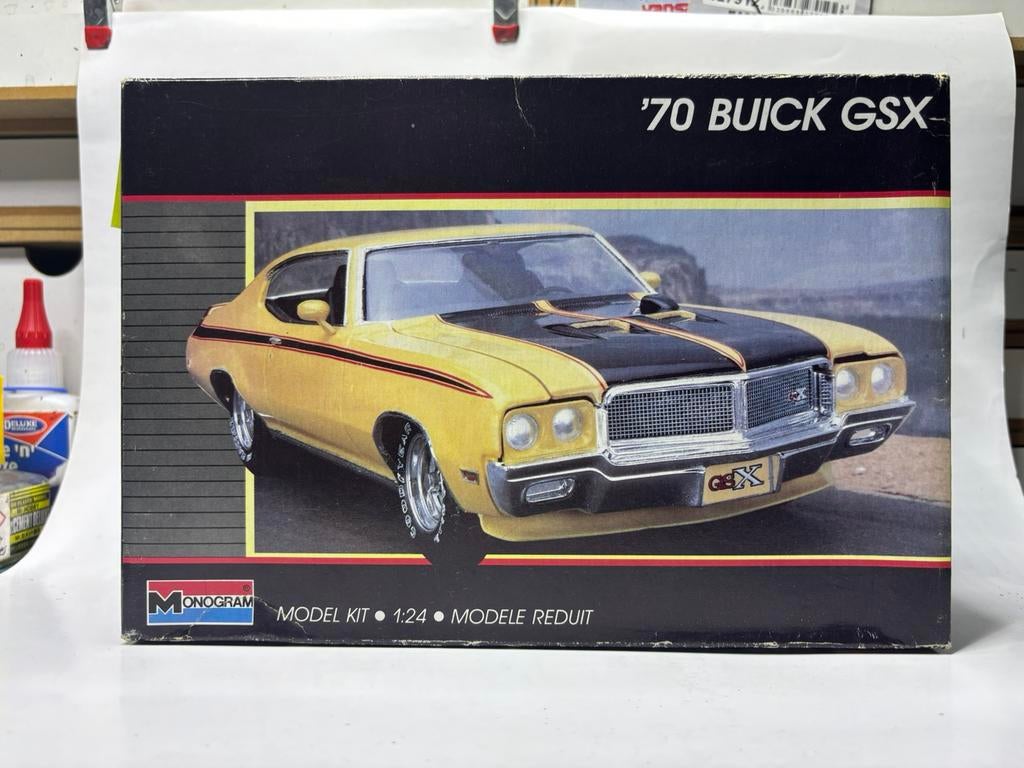 1/24 Monogram ‘70 Buick GSX, Hobby en Vrije tijd, Modelbouw | Auto's en Voertuigen, Auto, Groter dan 1:32, Ophalen of Verzenden