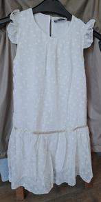 Robe blanche et dorée T8ans, Kinderen en Baby's, Kinderkleding | Maat 128, Ophalen, TQF, Meisje, Zo goed als nieuw