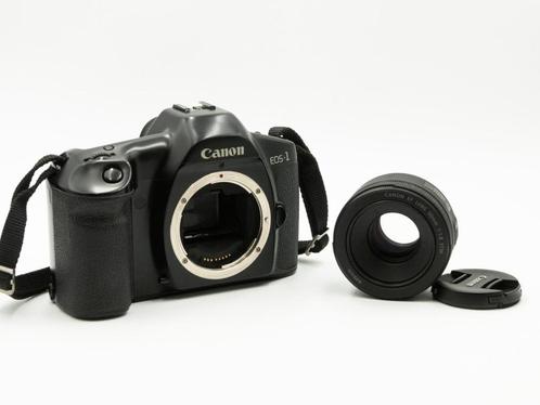 Canon EOS 1 + Canon EF 50 mm F1.8 STM, Audio, Tv en Foto, Fotocamera's Analoog, Gebruikt, Spiegelreflex, Canon, Ophalen of Verzenden