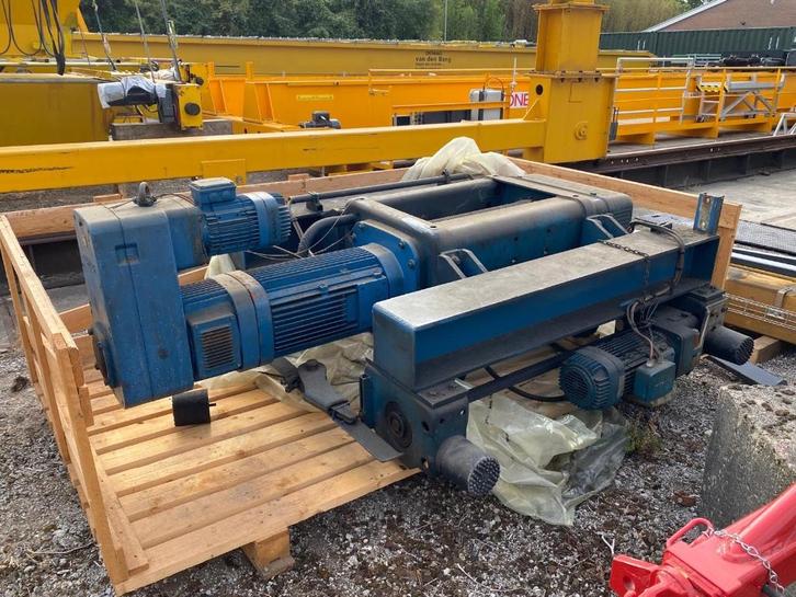 Staaldraadtakel Demag / 8 ton / 16 m hh / dubbelligger, Doe-het-zelf en Bouw, Lieren en Takels, Gebruikt, Elektrisch, Ophalen