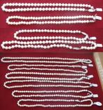 Colliers NEUFS 1 rang perles culture blanches fermoir argent, Bijoux, Sacs & Beauté, Avec pierre précieuse, Argent, Enlèvement ou Envoi