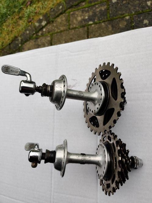 Campagnolo Record vintage hub set, Fietsen en Brommers, Fietsonderdelen, Zo goed als nieuw, Ophalen of Verzenden