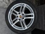 Originele Velgen en winterbanden Porsche Panamera 19 inch, Gebruikt, 255 mm, Banden en Velgen, Winterbanden