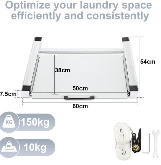 Kit de superposition pour lave-linge et sèche-linge NEUF!, Jardin & Terrasse, Sèche-linge & Lave-linge, Neuf, Autres types, Enlèvement