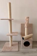 Krabpaal - Beige Melk Roze, Enlèvement, Utilisé, Griffoir