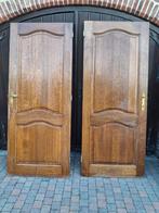 deuren eik 2 stuks, Doe-het-zelf en Bouw, Deuren en Vliegenramen, Ophalen, Gebruikt, 80 tot 100 cm, Binnendeur