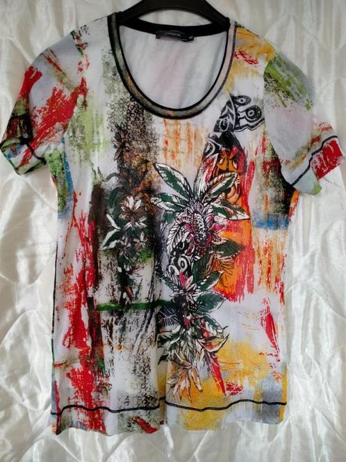 T-shirt,versch.kleuren,dubbelgelaagd,Passport,maat:42., Kleding | Dames, T-shirts, Gedragen, Maat 42/44 (L), Overige kleuren, Korte mouw