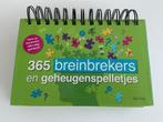 365 breinbrekers en geheugenspelletjes, Comme neuf, Enlèvement ou Envoi