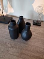 Decoratieve vaasjes zwart, Maison & Meubles, Accessoires pour la Maison | Vases, Comme neuf, Noir, Enlèvement ou Envoi