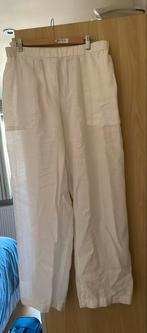 Witte linnen broek maat 42 Marco Polo, Kleding | Dames, Broeken en Pantalons, Ophalen, Zo goed als nieuw, Maat 42/44 (L)