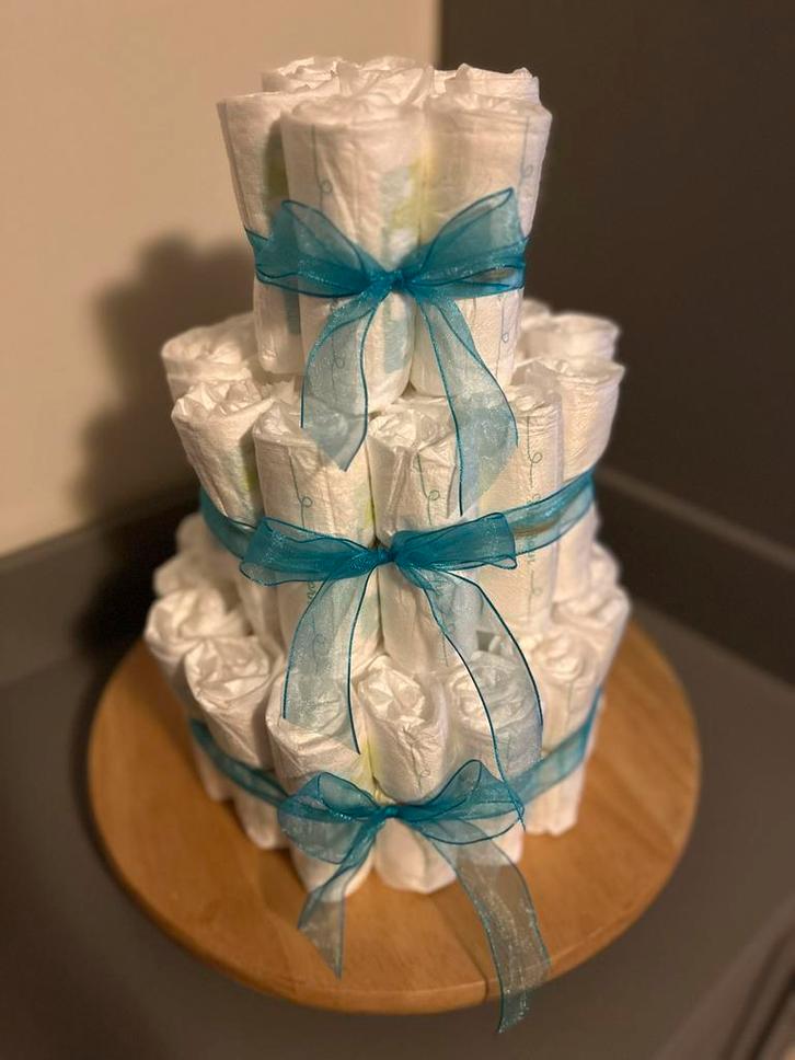 Pampertaart, Kinderen en Baby's, Kraamcadeaus en Geboorteborden, Zo goed als nieuw, Ophalen