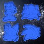 4x Sonic Cookie cutter / Koekjessnijders, Ophalen of Verzenden, Nieuw, Bakvorm