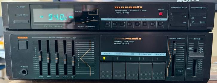 Vintage Marantz Amplifier en Stereo Tuner -High Quality, Audio, Tv en Foto, Versterkers en Ontvangers, Zo goed als nieuw, Overige systemen