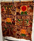 Peru Maya textiel wandtapijt 74/87cm, Antiek en Kunst, Ophalen of Verzenden