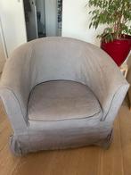 IKEA tulsta fauteuil + 2 hoezen (rood en grijs), Gebruikt