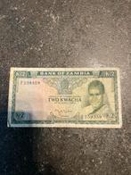 2 kwacha zambia, Postzegels en Munten, Bankbiljetten | Afrika, Ophalen of Verzenden, Zambia