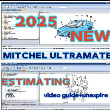 MITCHEL CAR DATA 2025 ULTRAMATE 7 + TÉLÉCHARGEMENT DE LA MIS, Enlèvement ou Envoi