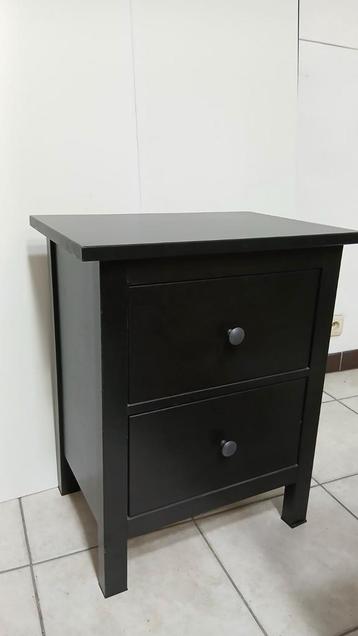 IKEA zwarte hemnes dressoir met 2 laden
 beschikbaar voor biedingen
