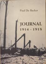 (22e LIGNE MÉDICALE) Journal 1914-1918., Utilisé, Enlèvement ou Envoi