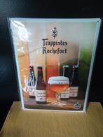 Trappistes Rochefort rechthoekig metaalbord, Collections, Enlèvement ou Envoi, Neuf, Panneau, Plaque ou Plaquette publicitaire