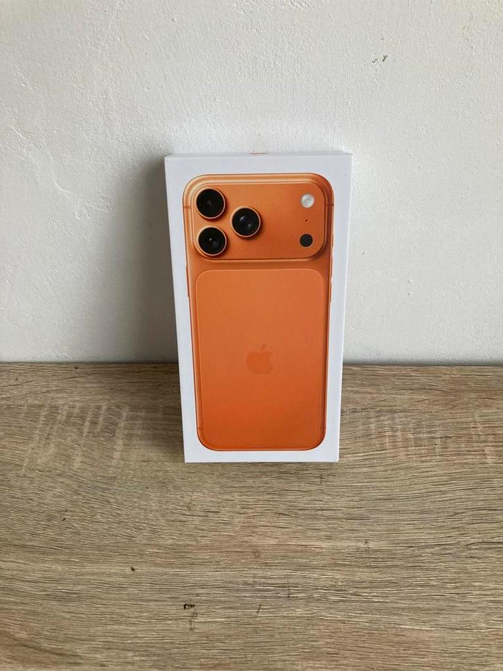 iPhone 17 Pro Max 1TB oranje kleur als nieuw, Telecommunicatie, Mobiele telefoons | Apple iPhone, Zo goed als nieuw, 1 TB, Ophalen of Verzenden