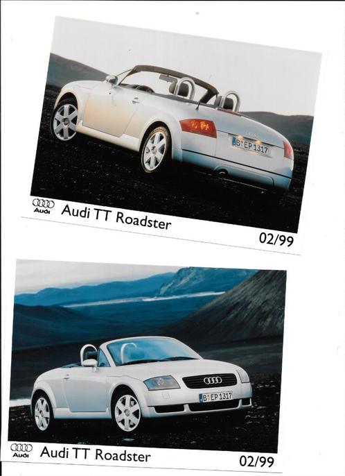 Photos de presse de l'AUDI TT ROADSTER 1999, Livres, Autos | Brochures & Magazines, Neuf, Audi, Enlèvement ou Envoi