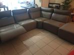 Sofa, Huis en Inrichting, Hoekbank, Leer, Ophalen of Verzenden, Zo goed als nieuw