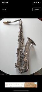 Vintage Tenorsax 1954 Kings Professional, Muziek en Instrumenten, Blaasinstrumenten | Saxofoons, Zo goed als nieuw, Ophalen