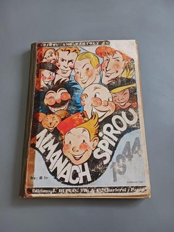 Spirou No 1, Almanach Spirou 1944, 1 édition, bon état beschikbaar voor biedingen