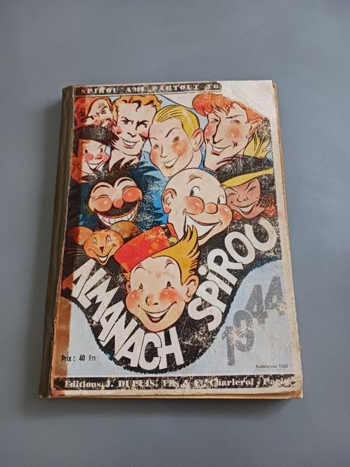 Spirou No 1, Almanach Spirou 1944, 1 édition, bon état, Boeken, Stripverhalen, Gelezen, Eén stripboek, Verzenden