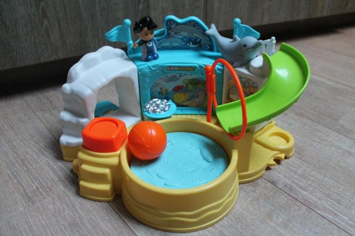 Littlepeople Dolfinarium set, Kinderen en Baby's, Speelgoed | Fisher-Price, Zo goed als nieuw, Speelset, Ophalen of Verzenden