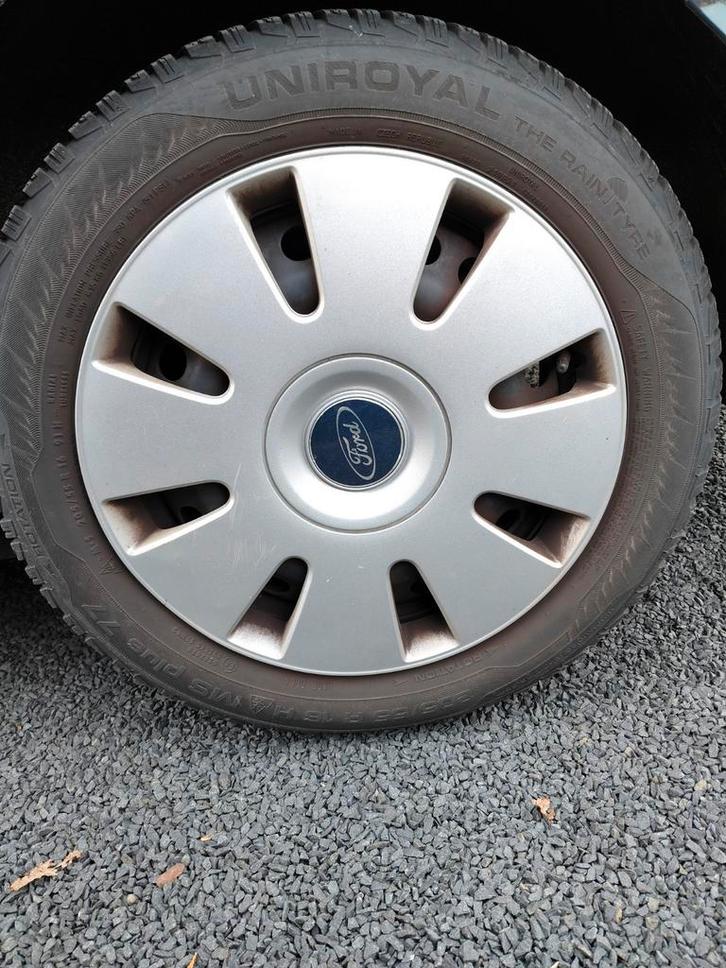 4 winterbanden 205/55 R16 91H op stalen velgen – Uniroyal, Autos : Divers, Accessoires de voiture, Enlèvement