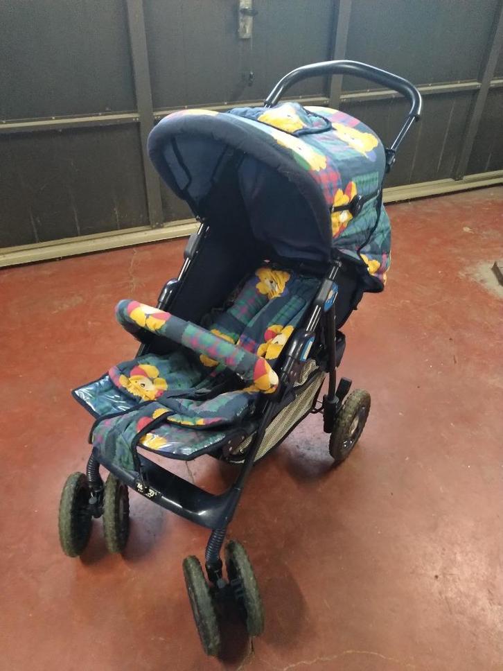 kinderbuggy, Enfants & Bébés, Buggys, Utilisé, Protection de pluie, Dossier réglable, Ombrelle, Enlèvement