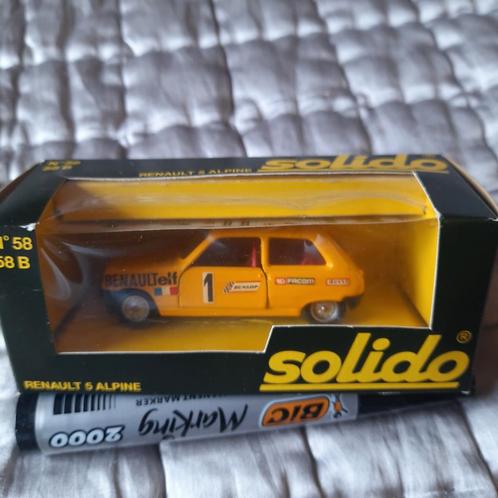 RENAULT 5 ALPINE * SOLIDO *VINTAGE*NEW*, Hobby en Vrije tijd, Modelauto's | 1:43, Nieuw, Auto, Solido, Ophalen
