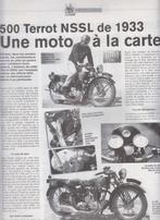 Motos d'hier Terrot 500 NSSL année 1933, Boeken, Motoren, Verzenden, Gelezen